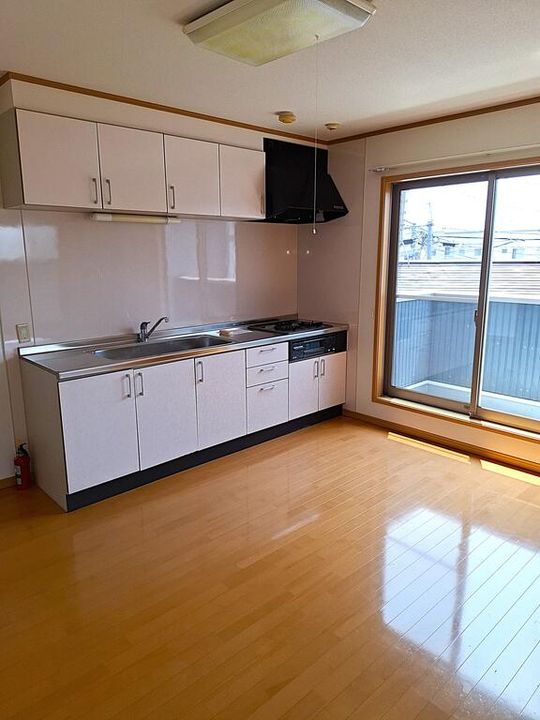 燕沢2丁目アパートのキッチン