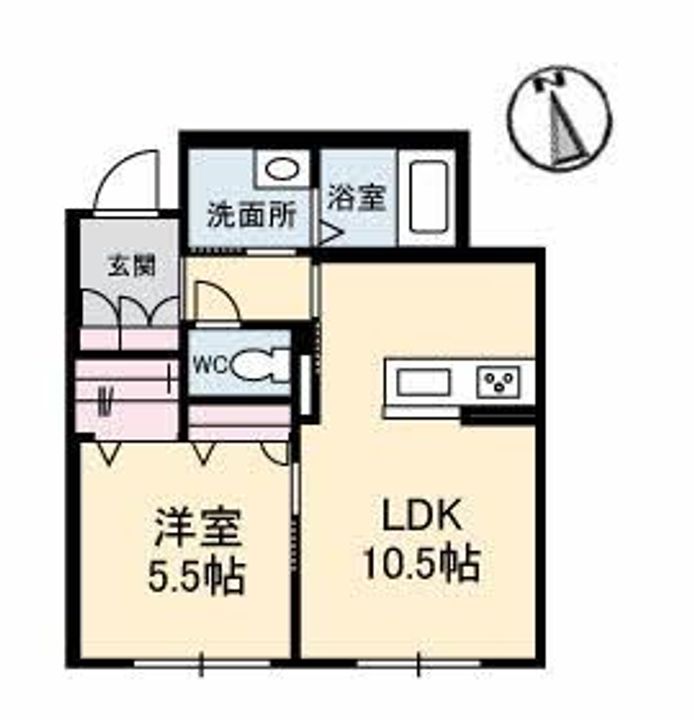 エストガーデン青江の間取り