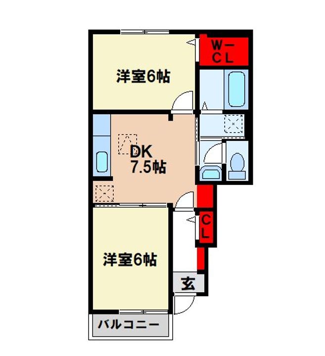 ミミエデンの間取り