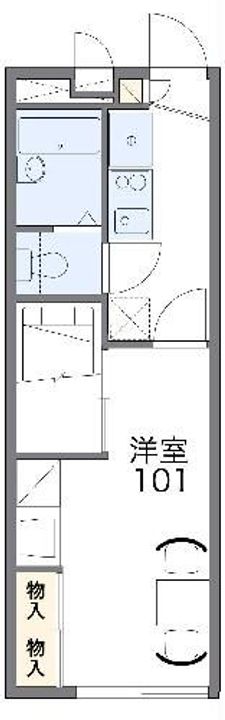 レオパレスSAKURAの間取り