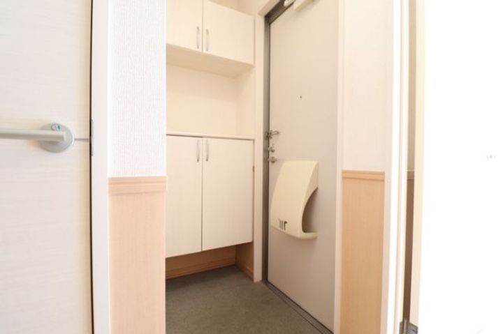 パークハイム A棟の玄関