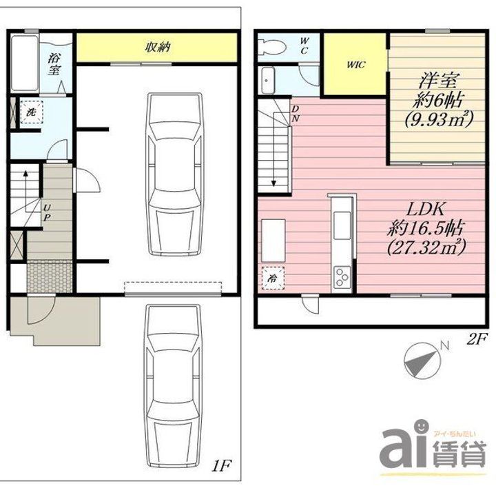 埼玉県川越市石原町2(一戸建)の賃貸物件の間取り