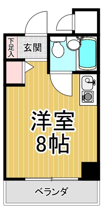 カーサ鹿谷の間取り