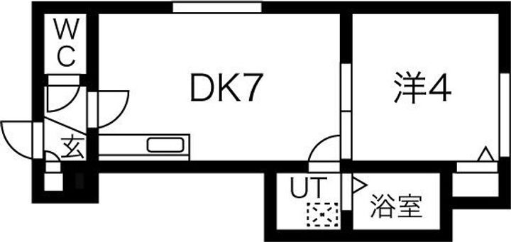 北海道札幌市北区麻生町1(アパート)の賃貸物件の間取り