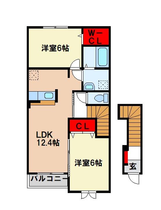セイバリーUAの間取り