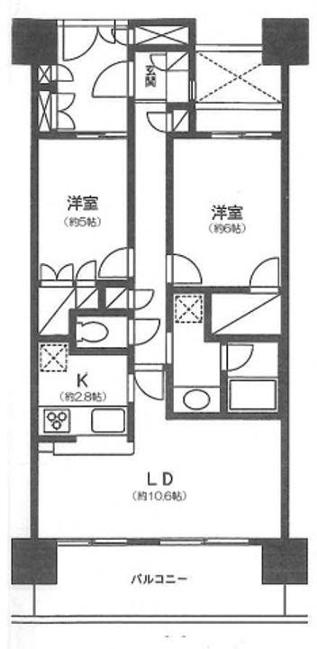 ガーデナヴィルラグナ市川妙典の間取り