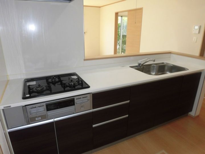 茨城県水戸市千波町(一戸建)の賃貸物件のキッチン