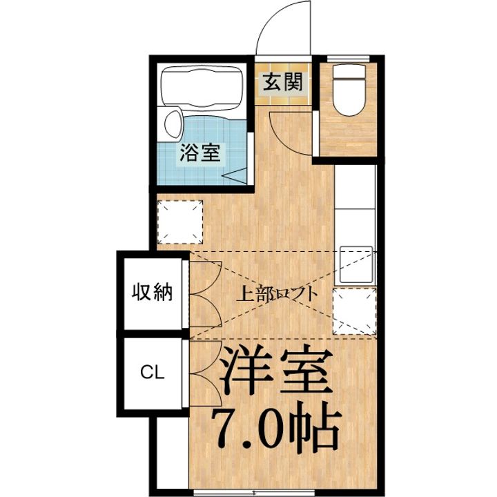 ラインヴィラ大巌寺Bの間取り