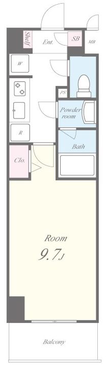 アリビオ大阪港の間取り