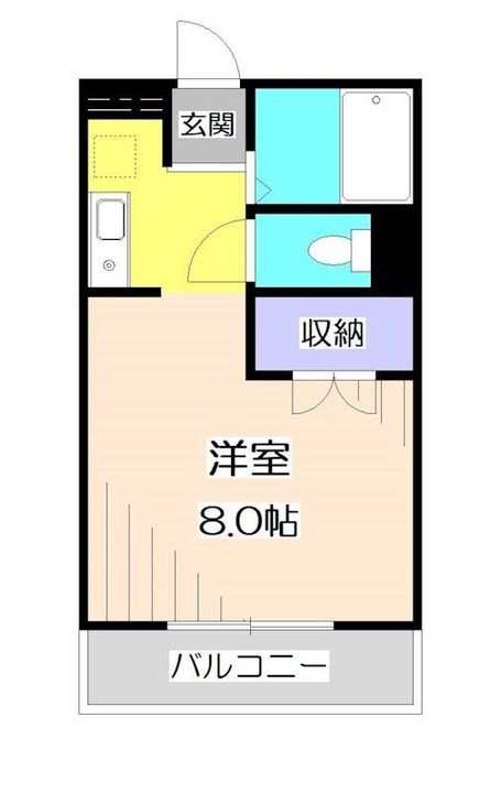 パレスシャルムIの間取り