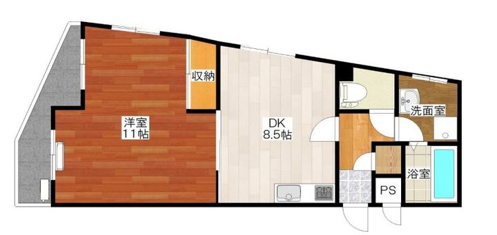 東京都青梅市根ヶ布1(マンション)の賃貸物件の間取り