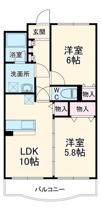 カンターレKの間取り