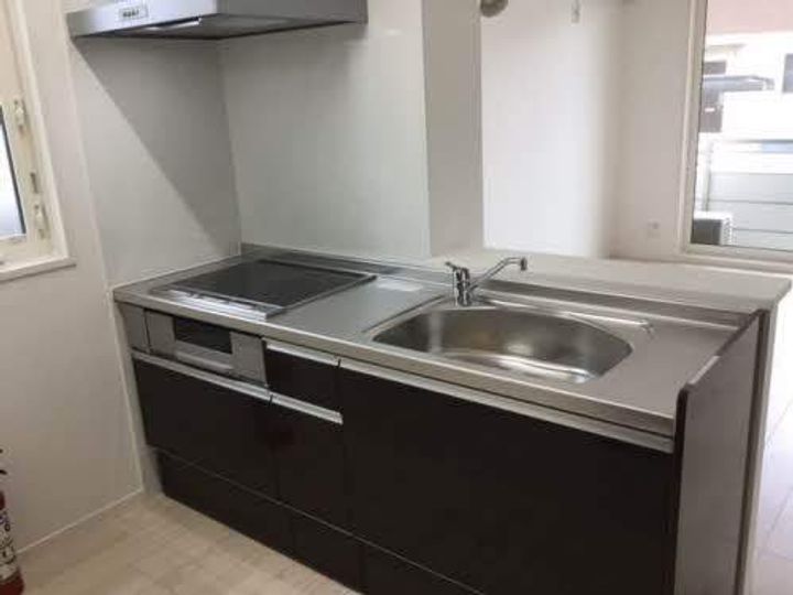 福島県郡山市富久山町久保田字愛宕(アパート)の賃貸物件のキッチン