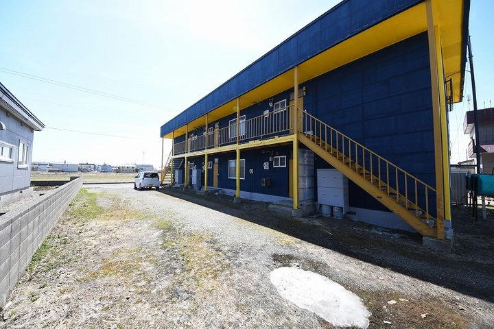 北海道岩見沢市北四条西9(アパート)の賃貸物件の地図