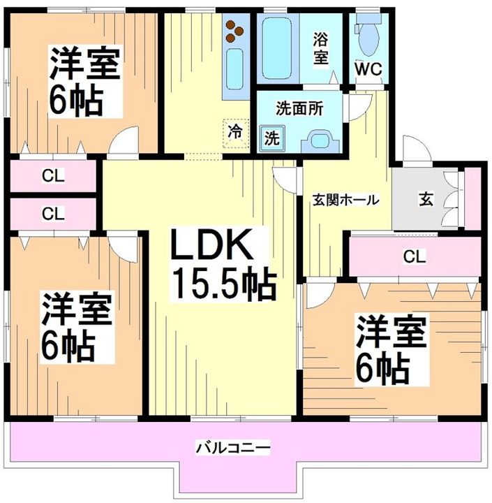 神奈川県川崎市多摩区宿河原5(アパート)の賃貸物件の間取り