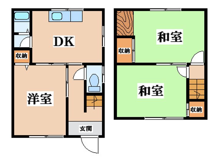 大阪府東大阪市六万寺町1(一戸建)の賃貸物件の間取り