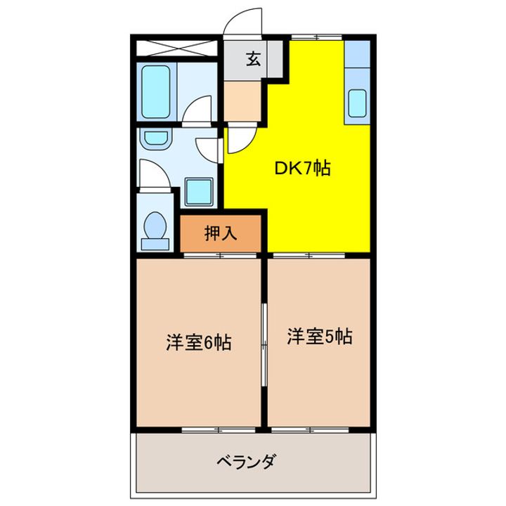 コンフォールLの間取り