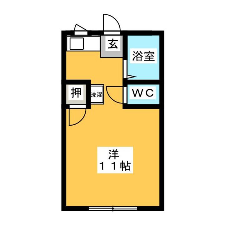 ハイムパシフィック B棟の間取り