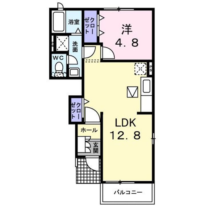 ウイン フォート レジデンスIの間取り