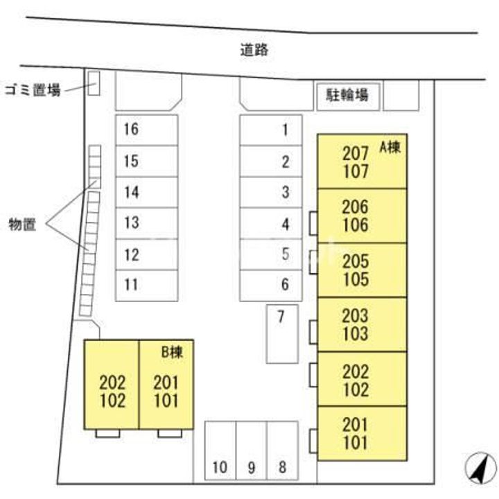 福島県いわき市小名浜字大道北(アパート)の賃貸物件の地図