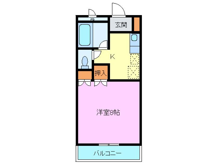サンリーフ中田町の間取り