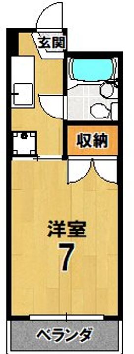 北白川ベリタスの間取り