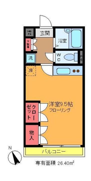 フラッツ伊藤の間取り