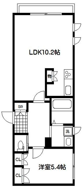 ガーデニア中野の間取り