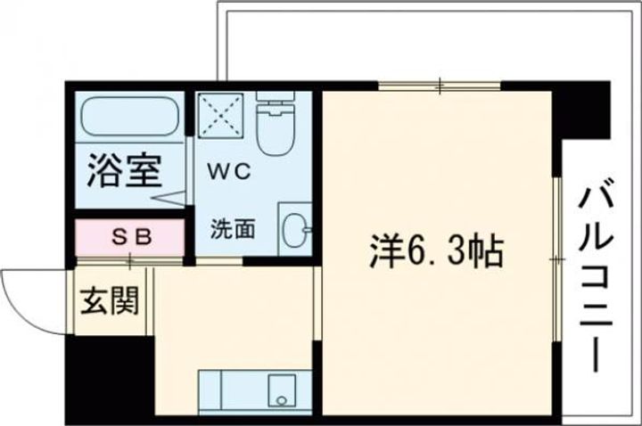 大阪府枚方市山之上1(マンション)の賃貸物件の間取り