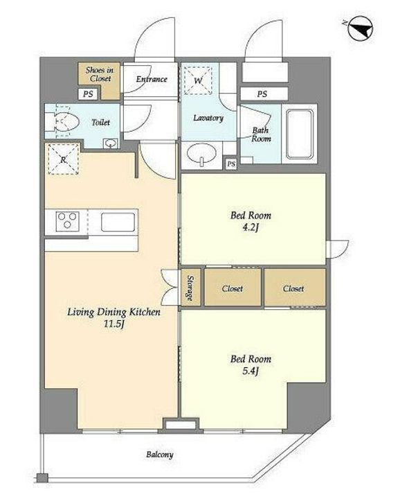 江戸川橋ステーションレジデンスの間取り