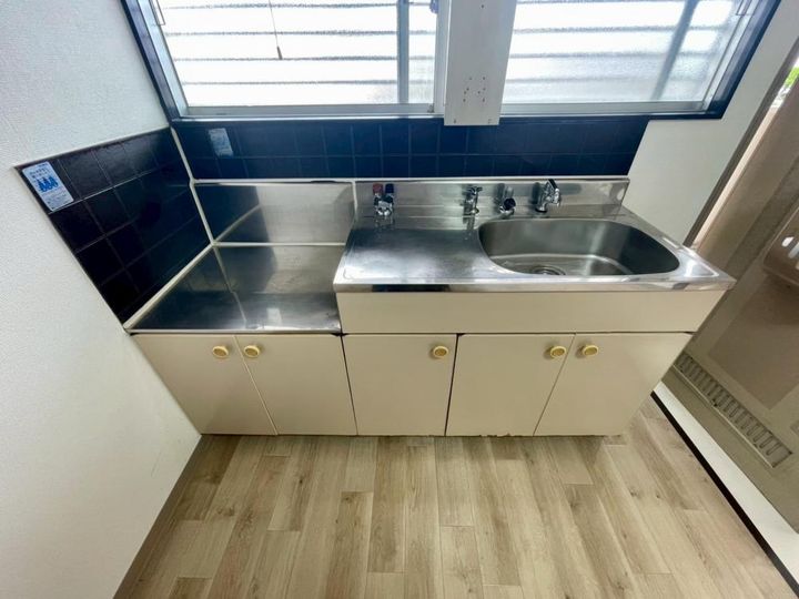 大阪府松原市新堂3(アパート)の賃貸物件のキッチン