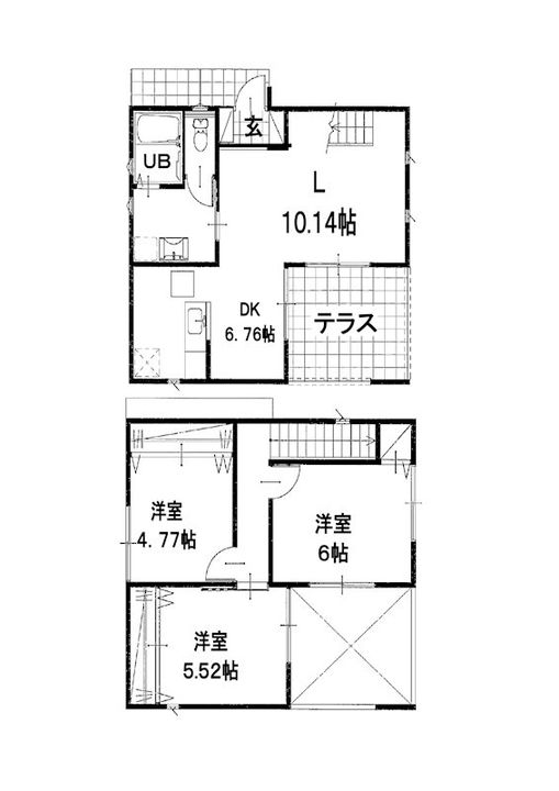 栃木県栃木市大森町(一戸建)の賃貸物件の間取り