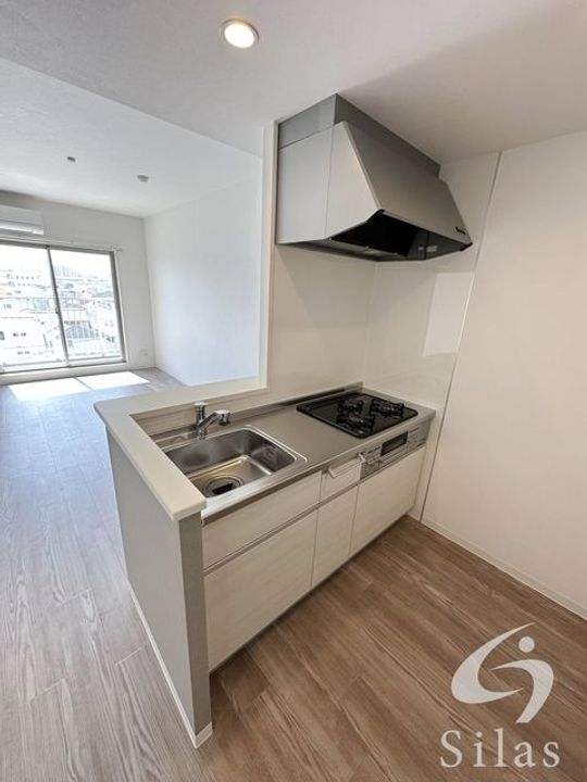 大阪府大阪市旭区中宮4(マンション)の賃貸物件のキッチン