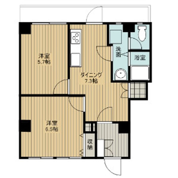 ジェラード高槻Staの間取り