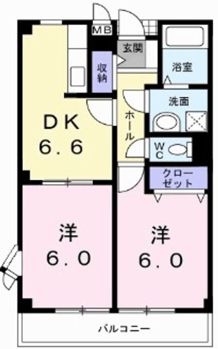 プライム21の間取り