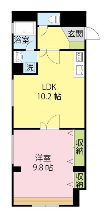 フェニーチェアムズ111の間取り