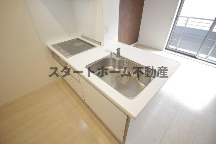 徳島県徳島市鮎喰町1(アパート)の賃貸物件のキッチン