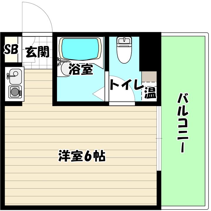 大阪府大阪市淀川区東三国1(マンション)の賃貸物件の間取り