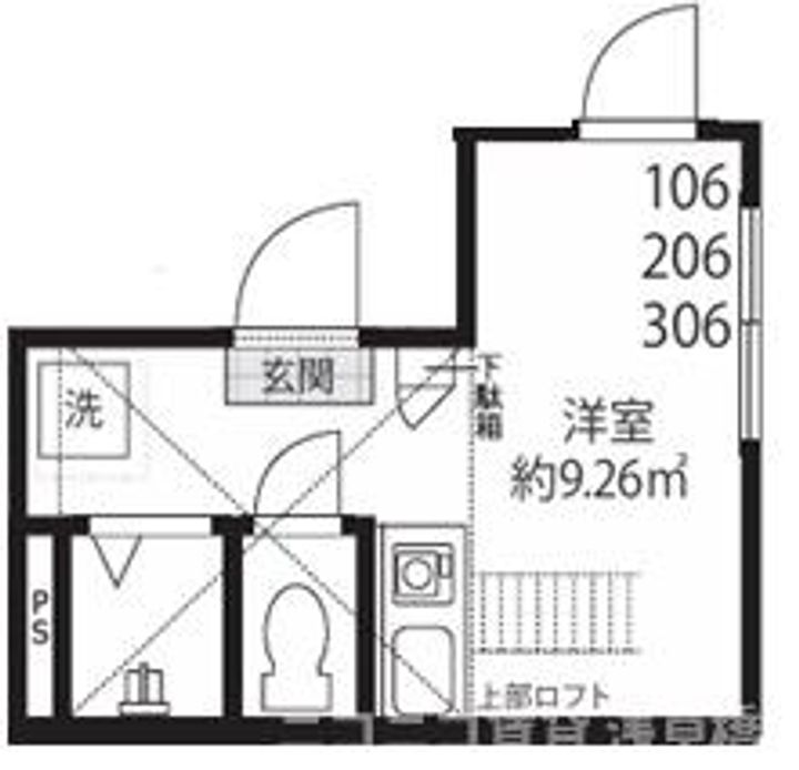 Ponte Vecchioの間取り