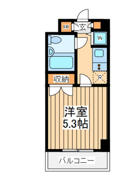 ワコーレ綱島1の間取り