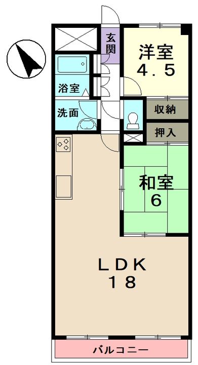 寿ゞやマンションの間取り