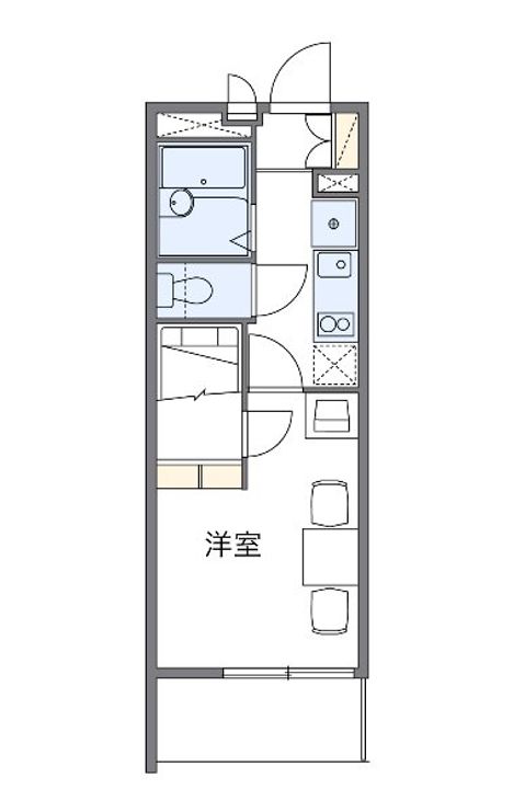 リバーヴィレッジMの間取り