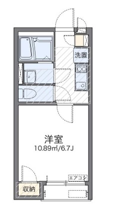 神奈川県横浜市保土ヶ谷区川島町(アパート)の賃貸物件の間取り