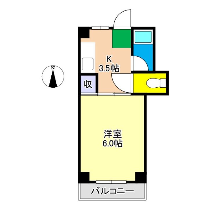 ドエル寿の間取り