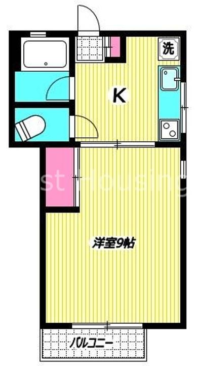 東京都中野区東中野1(マンション)の賃貸物件の間取り