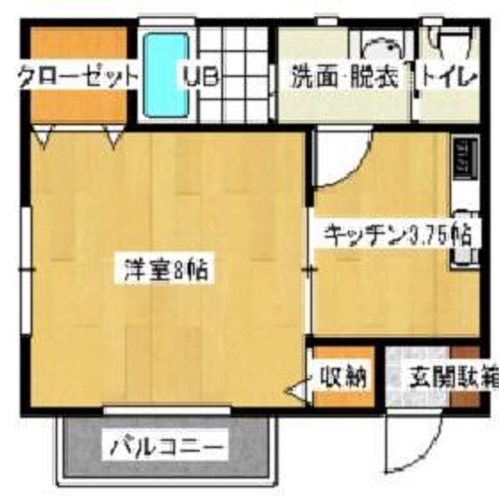 コーポキタノの間取り