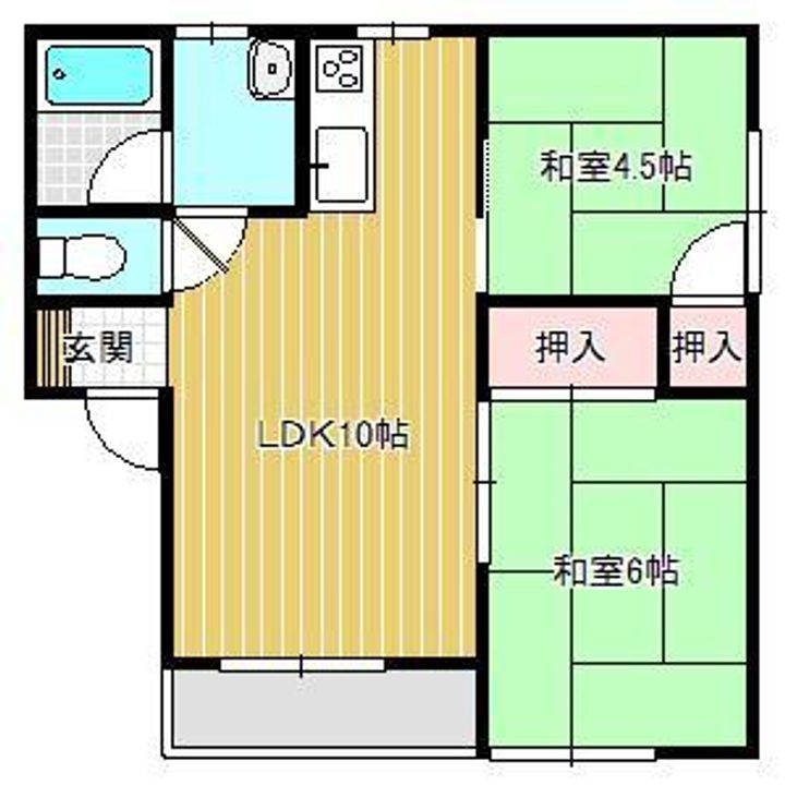 ●ヴィレンサトウの間取り
