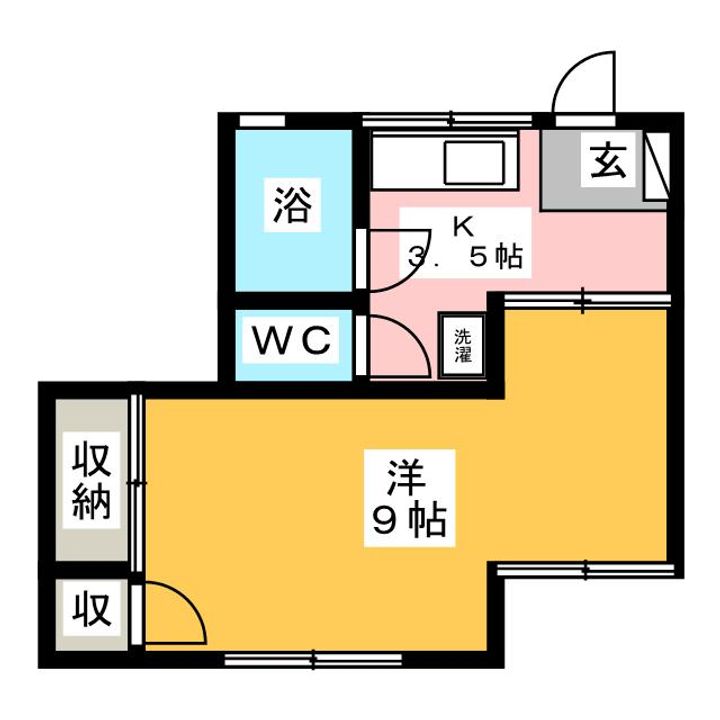 松嶋荘の間取り