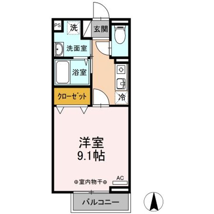 アヴェニールの間取り