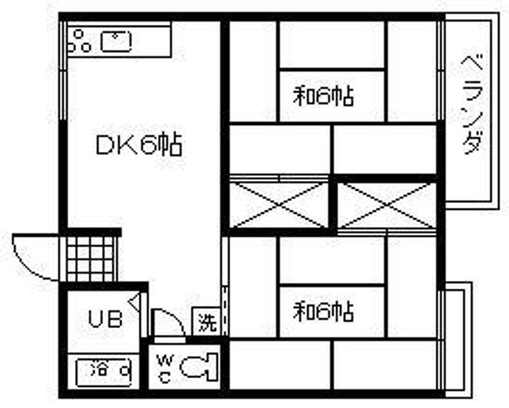 大阪府岸和田市極楽寺町(アパート)の賃貸物件の間取り